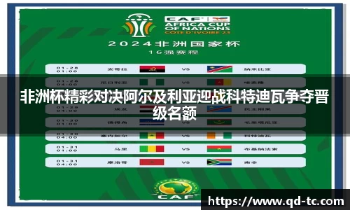 非洲杯精彩对决阿尔及利亚迎战科特迪瓦争夺晋级名额